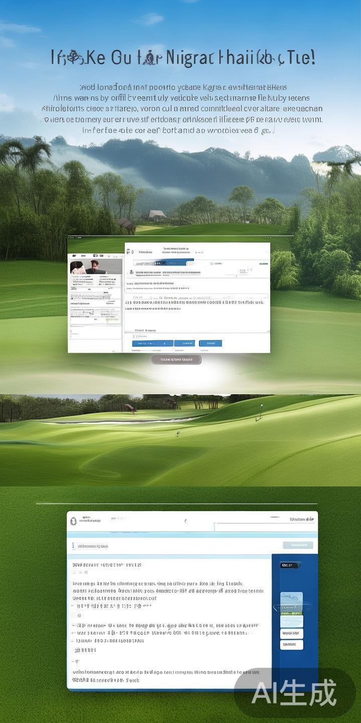 首先，您需要在开云高尔夫官网完成会员注册。注册过程